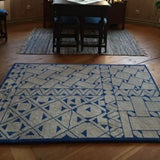 Matta Daaskoe handknuten  i sydsamisk design  Risfjells Sameslöjd 160 x 230 cm