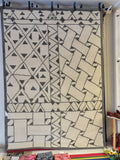 Matta Daaskoe handknuten  i sydsamisk design Risfjells Sameslöjd 200 x 300 cm