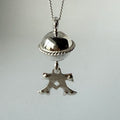 Halsband Komsekula Maria i silver