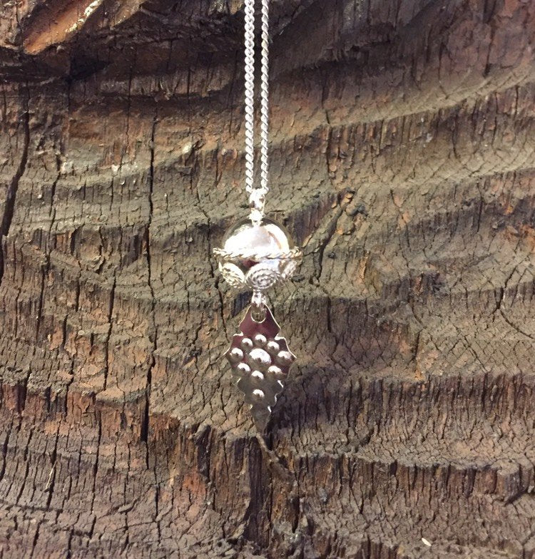 Halsband i silver, Komsekula med filigrandekor 12 mm-samiska silversmycken