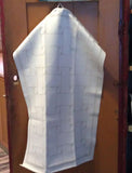 Handduk med rak sydsamisk fläta i design av Doris och Sven-Åke  Risfjell