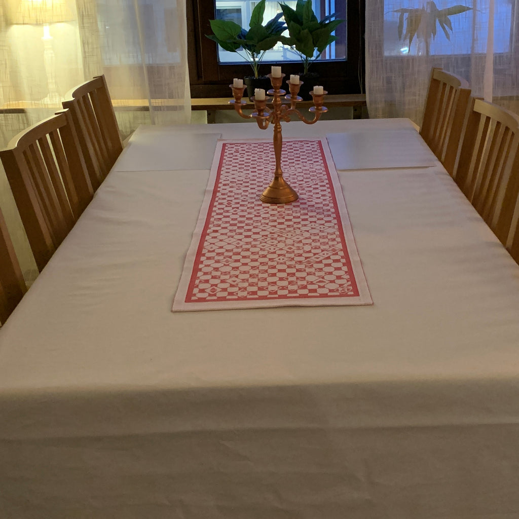 Löpare med unikt sydsamiskt mönster Risfjell Sameslöjd 120x38 cm