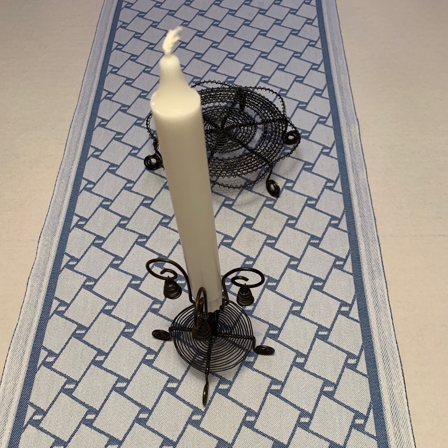 Löpare med sydsamiskt flätmönster Risfjells Sameslöjd 120x38 cm