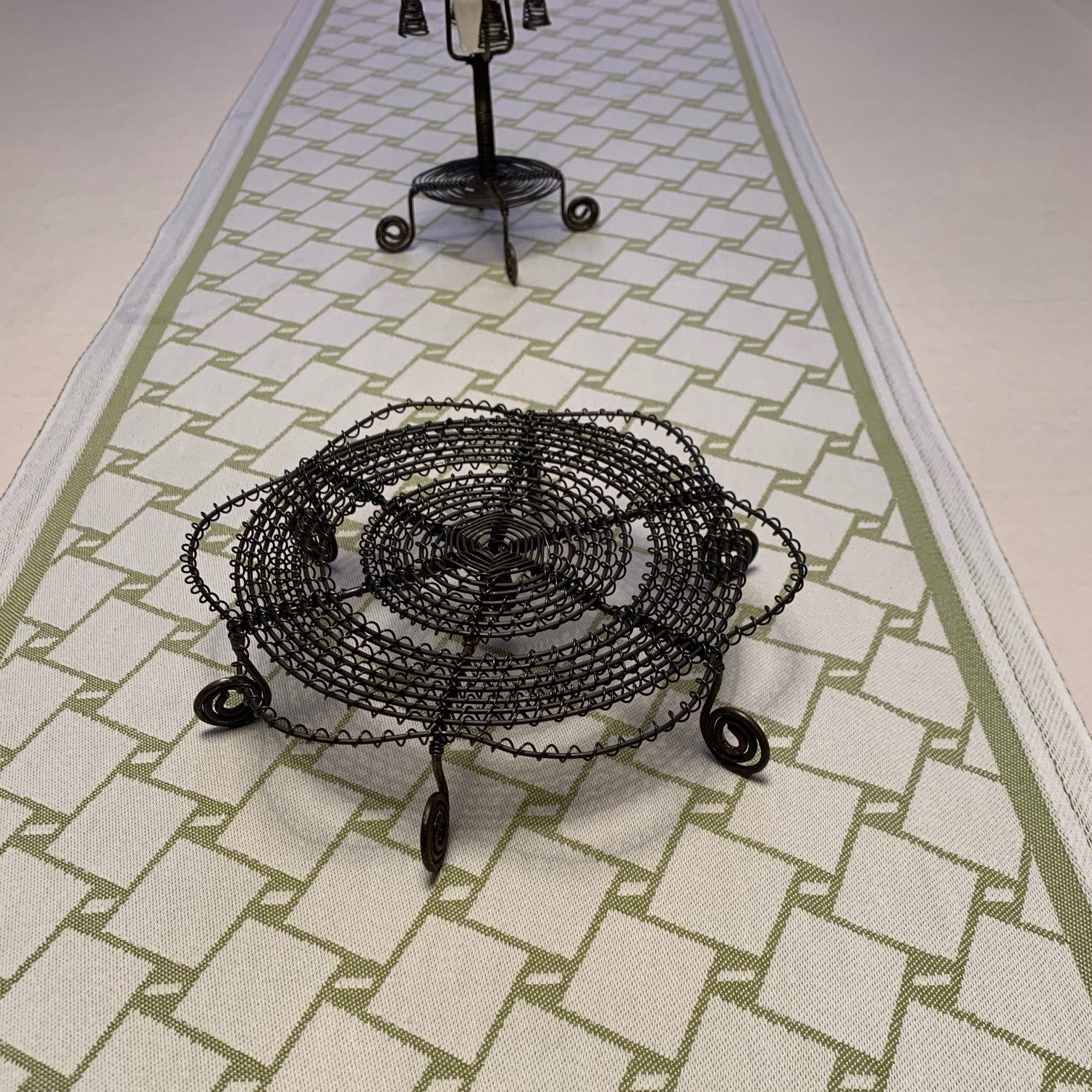 Löpare med sydsamiskt flätmönster Risfjells Sameslöjd 120x38 cm