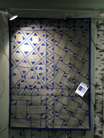 Matta Daaskoe handknuten  i sydsamisk design  Risfjells Sameslöjd 160 x 230 cm