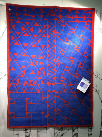 Matta Daaskoe handknuten  i sydsamisk design  Risfjells Sameslöjd 160 x 230 cm