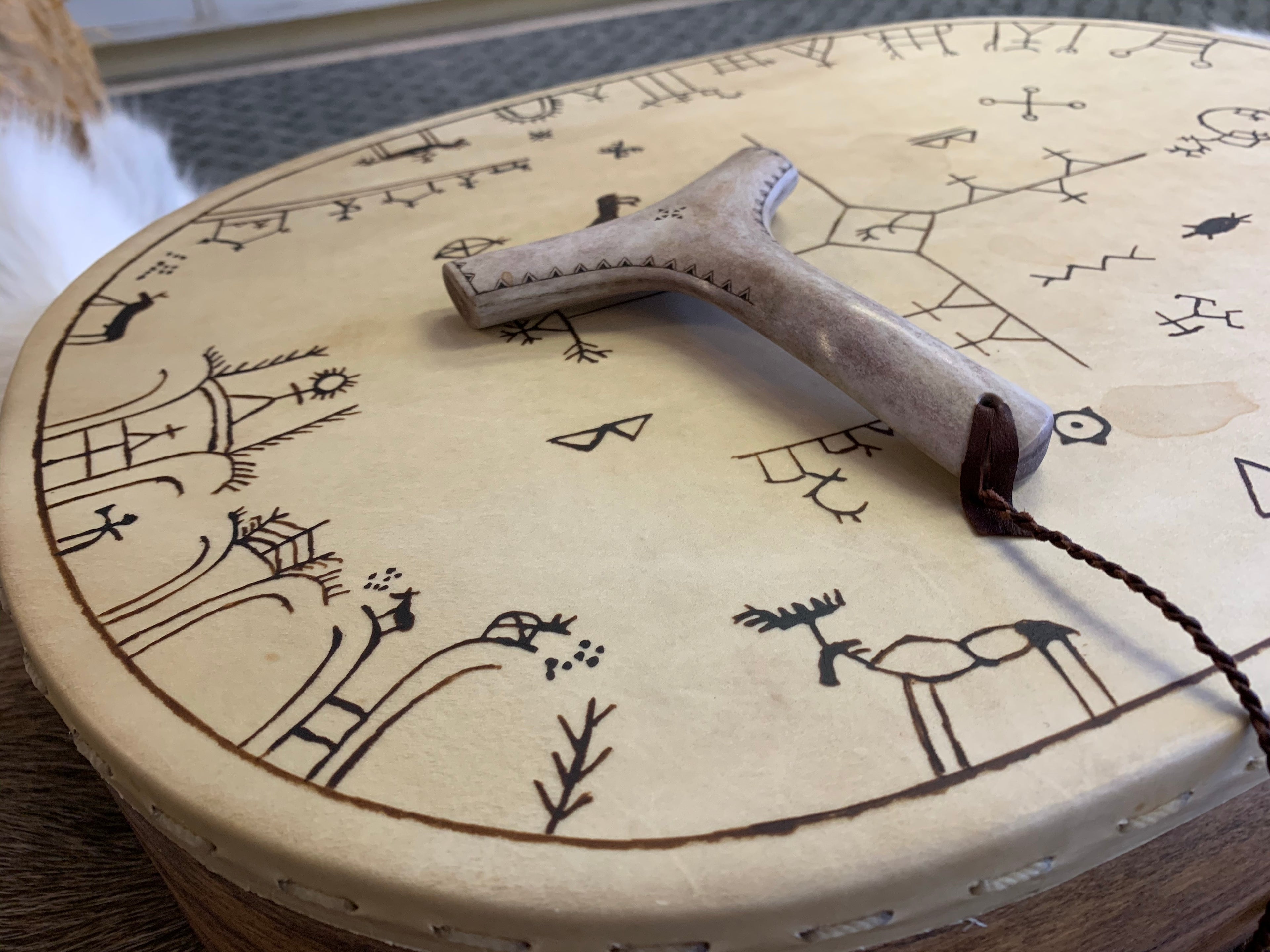 Sydsamisk ramtrumma Sven-Åke Risfjell