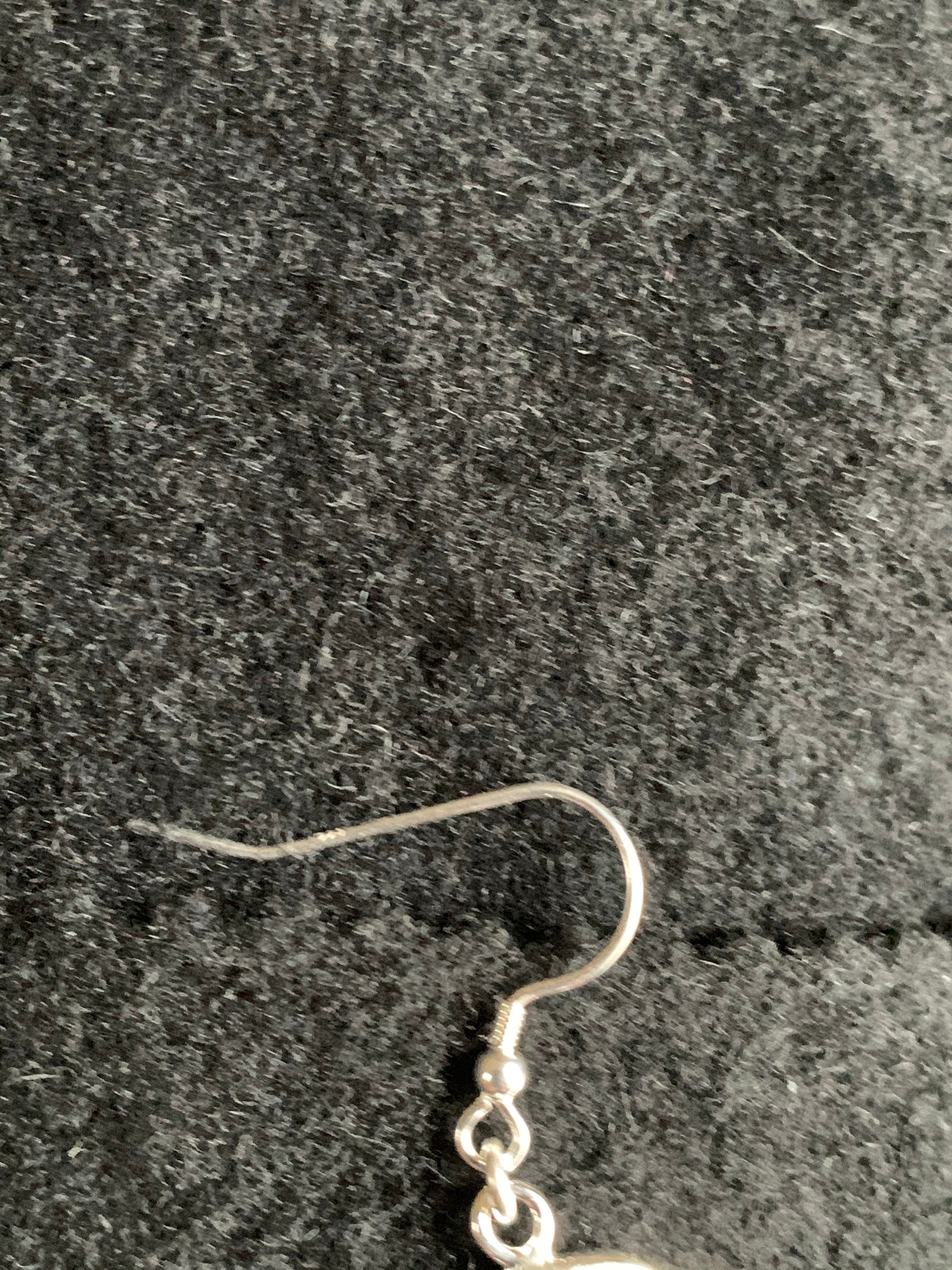 Örhänge Vargspår i silver